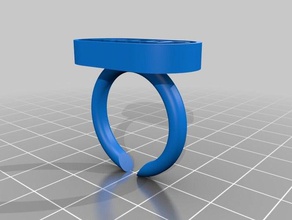 jordan anillo los anillos personalizado 3d print model - Mito3D