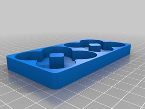 8 battery tray organization customized 3d print model - Mito3D