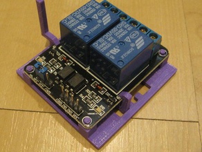 generische clip - Elektronik Halter relais relais-board mount 3d print model - Mito3D