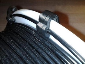 filament spool-clip 3 mm 175 3d Drucker - Zubehör Halter 3d print model - Mito3D