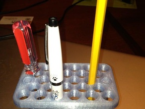 pen pencil tool holder holders boxes desk tools 3d print model - Mito3D