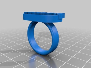 dirty rings customized 3d print model - Mito3D