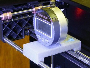 bed leveler 3d printer accessories dial gauge replicator2 3d print model - Mito3D