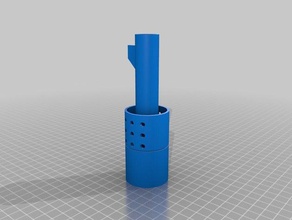 2 nerf varil uzantısı oyuncak oyun aksesuarlar nerfbarrel nerfgun silah 3d print model - Mito3D