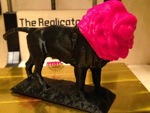 art institute lion lili czarina head chicago mashup sculpture 3d print model - Mito3D