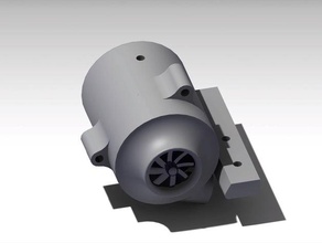 turbine cooling fan reprap mendel 3d printer accessories reprappro 3d print model - Mito3D