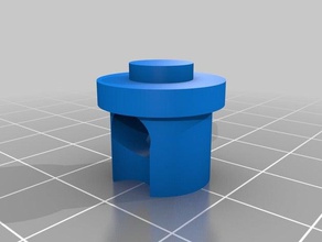 16-13mm paramétrico com a tampa do tubo partes personalizado 3d print model - Mito3D