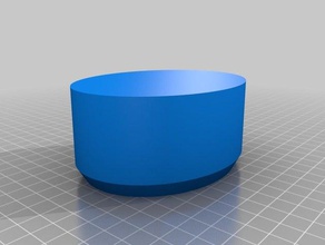 rond bakje ronde plateau de la boîte les conteneurs 3d print model - Mito3D
