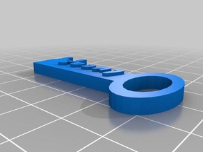 leidse sleutelhanger chave em forma de chaveiro chaveiros glibberbal leiden makerspace o lucas msl 3d print model - Mito3D