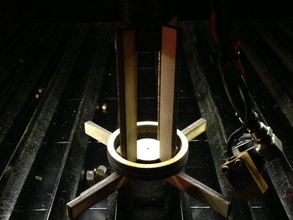 cortadora láser eje z paramétrico de la alineación plantilla máquina herramientas calibración 3d print model - Mito3D