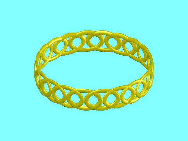 ouvrir banglering bracelets 3D print model - Mito3D