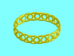ouvrir banglering bracelets 3d print model - Mito3D