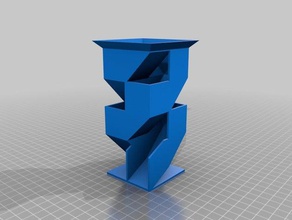 meine angepasste Winkel-Würfel-Turm 3d print model - Mito3D