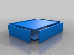 rectangle box electronics customized 3d print model - Mito3D