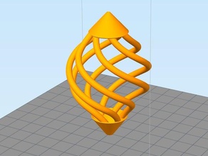 open pendent jewelry 3d print model - Mito3D