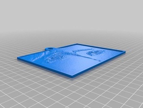 a+e lithopane 2d a arte personalizado 3d print model - Mito3D