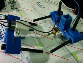 trepa-cuerdas la robótica motor mueva pololu de rueda alambre 3d print model - Mito3D