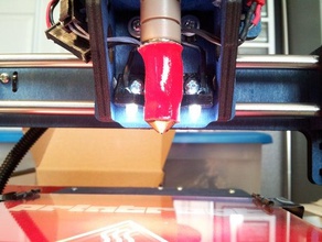 led light printrbot 3d printer parts holder leds lights lc 3d print model - Mito3D