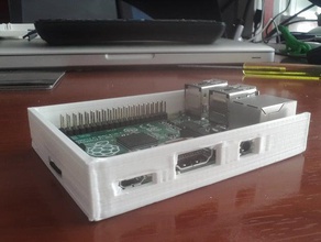 raspberry model b+ durumda pi bilgisayar 3d print model - Mito3D