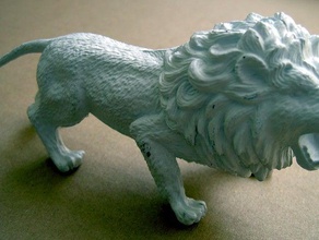 new african lion digitizer Scannen durchsucht Replikate Tier wildlife 3d print model - Mito3D