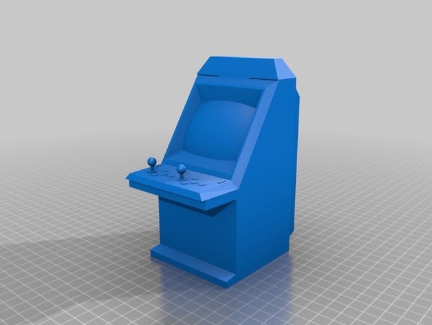 sega aero cidade de arcade cabinet doces cab edifícios estruturas jogos vídeo 3D print model - Mito3D