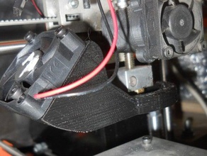 Teil Kühler Aluminium-Wagen 3d Drucker Teile Kühlung prusa i3 3d print model - Mito3D