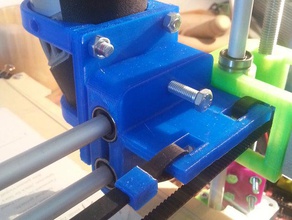 better carriage printrbot 3d printer parts cnc dremel milling stabilizer 3d print model - Mito3D