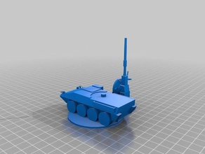 mgs mobile gun system Fahrzeuge 105mm m1128 Modell stryker tank Räder 3d print model - Mito3D