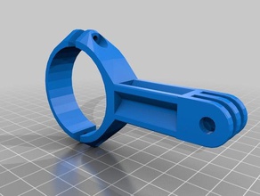 gopro roll cage mount 41mm tube camera customized henk-jan lotus-elise 3d print model - Mito3D