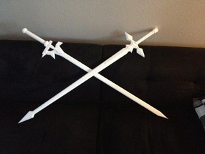 dark repulser props sao sword 3d print model - Mito3D
