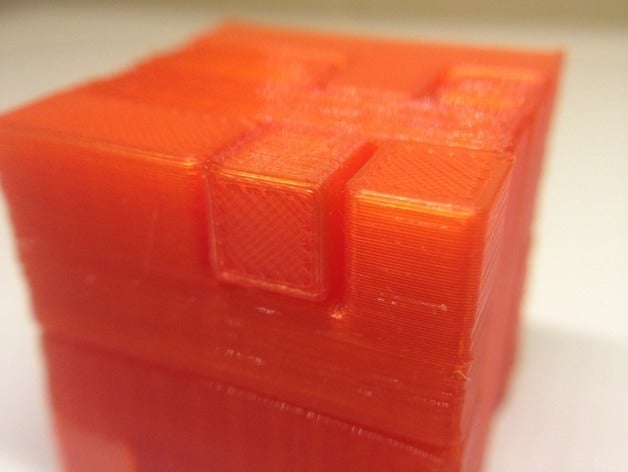 druckbare Ineinander greifende puzzle-3-Ebene 4 Rätsel 3D print model - Mito3D