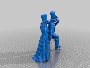 düğün damatlar tarar kopyaları erkek arkadaşı girldfriend evli 3d print model - Mito3D