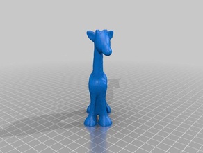 girafe animaux makerbotdigitizer scan 3d print model - Mito3D