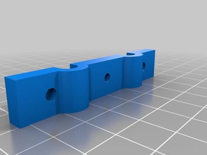 x-bar-clamp-sideways other axis huxley openscad reprap 3d print model - Mito3D