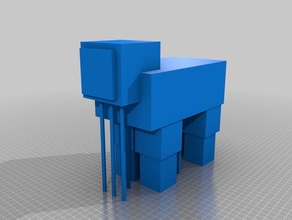 minecraft sheep other 3d print model - Mito3D