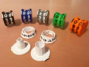 spinning-Zähler für die Lebensdauer - Spielzeug Spiel Zubehör commander edh Magie sammeln mtg 3d print model - Mito3D
