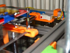 conjunto mecánico banderas mendelmax 3d de la impresora partes tope terminal medelmax 3d print model - Mito3D