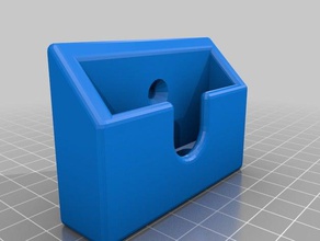 my customized iphone wall dock mobile 3d print model - Mito3D