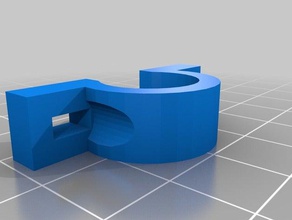 minimalistic lm8uu holder 3d printer parts alephobjects carraige 3d print model - Mito3D