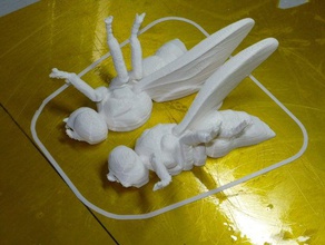 12-fly Tiere Skulptur 3d print model - Mito3D