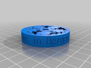 my customized emmets gear bearing withtext heus mechanical toys 3d print model - Mito3D