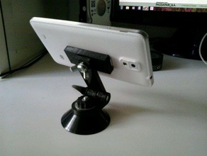 supporto magnetico per smartphone mobile spaceclaim 3d print model - Mito3D