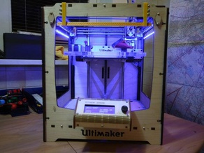 led strip holder ultimaker 3d printer accessories parametric 3d print model - Mito3D