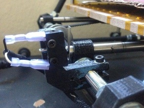 estendido eixo y trava de montagem 3d a impressora partes 8mm prusa barras roscadas 3d print model - Mito3D