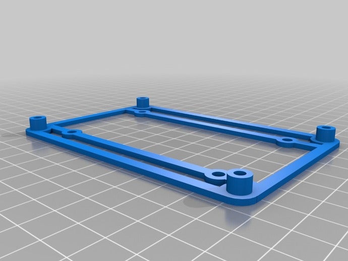 azteeg x3 adaptörü Montaj delikleri rampalar 3d yazıcı aksesuarlar 3D print model - Mito3D