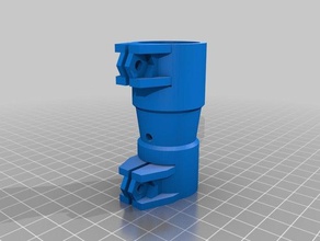 spyder arma de paintball funil ligar o tubo 3d impressão 3d print model - Mito3D