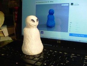 evil snowman dr creatures 3d print model - Mito3D