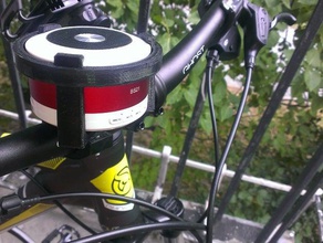 bike handlebar mount music devices sport outdoors 3d print model - Mito3D