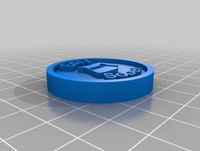 write drunk edit sober coin coins badges customized 3d print model - Mito3D