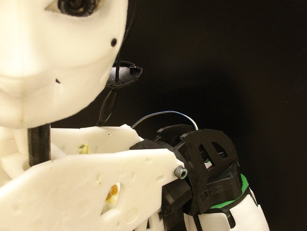 Schulter-Roboter inmoov in der Robotik animatronics 3D print model - Mito3D